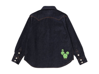 BAPE Kids Baby Milo Western Shirt Indigo
