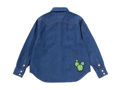 BAPE Kids Baby Milo Western Shirt Light Indigo