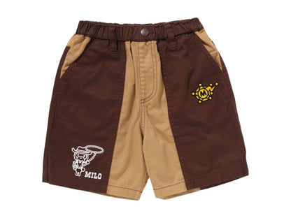 BAPE Kids Baby Milo Western Shorts Brown