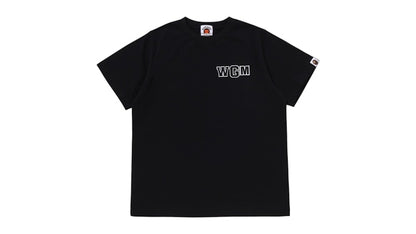 BAPE Kids Back Shark Loose Fit Tee Black