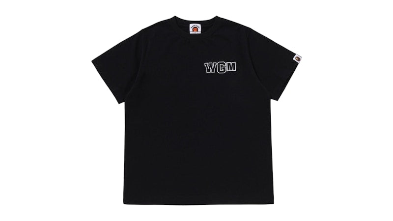 BAPE Kids Back Shark Loose Fit Tee Black