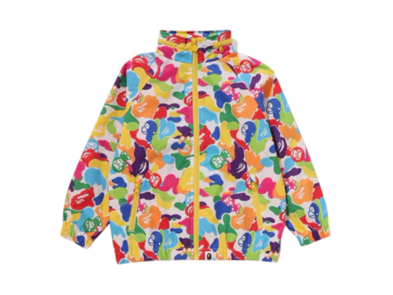BAPE Kids Milo ABC Multi Light Jacket Multicolor