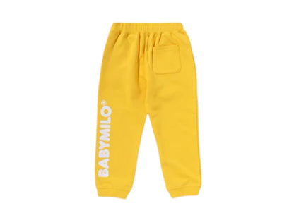 BAPE Kids Milo Face Sweatpant Yellow