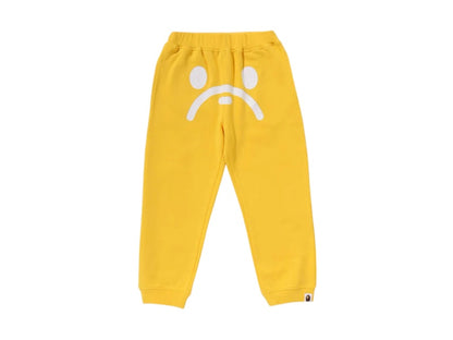 BAPE Kids Milo Face Sweatpant Yellow