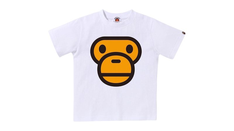 BAPE Kids Milo Face Tank Tee White
