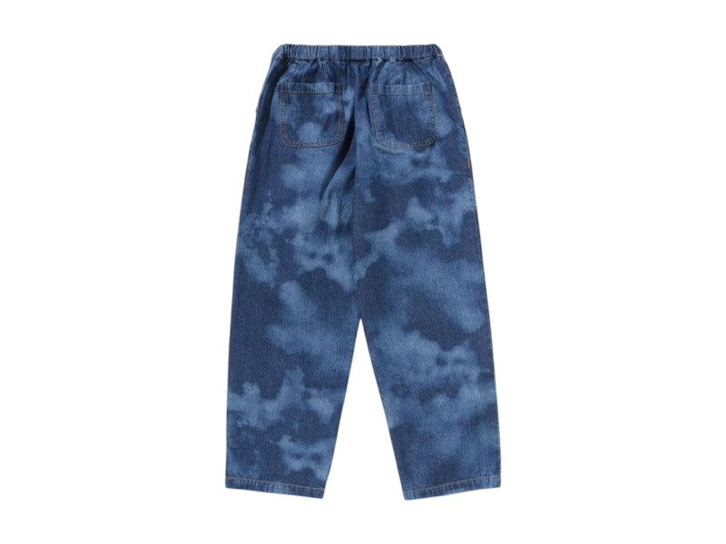 BAPE Kids Milo High Tone Bleach 10oz Denim Pants Multicolor