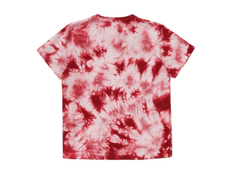 BAPE Kids Shark Tie Dye Tee Red