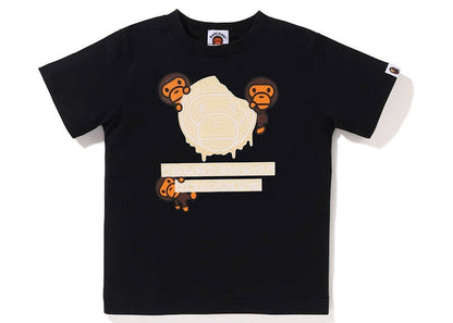 BAPE Kids Valentine Chocolate Baby Milo Tee (SS23) Black