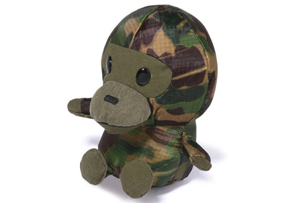BAPE Kids x Readymade ABC Camo Baby Milo Plush Doll (S) Army Green