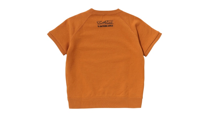 BAPE Kids x Tom And Jerry 85th Relaxed Fit Sweat Tee Yellow