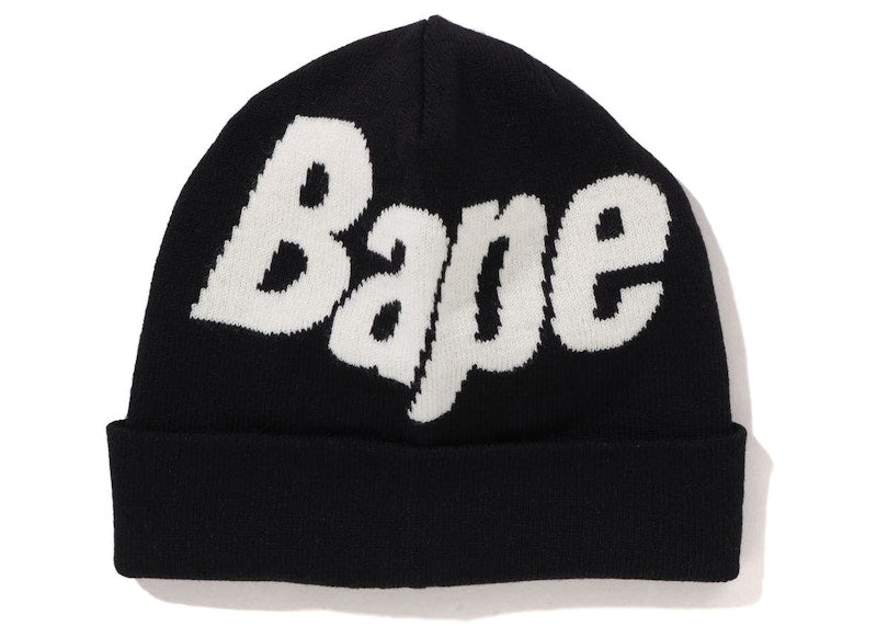 BAPE Knit Cap Beanie Black