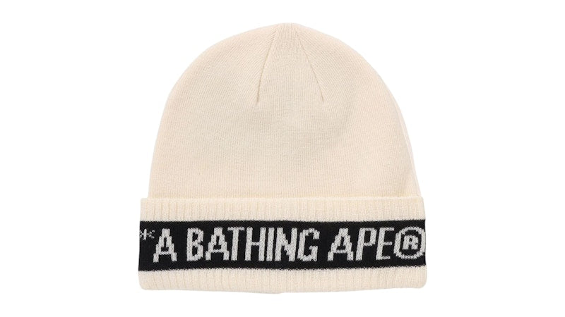 BAPE Knit Cap Ivory