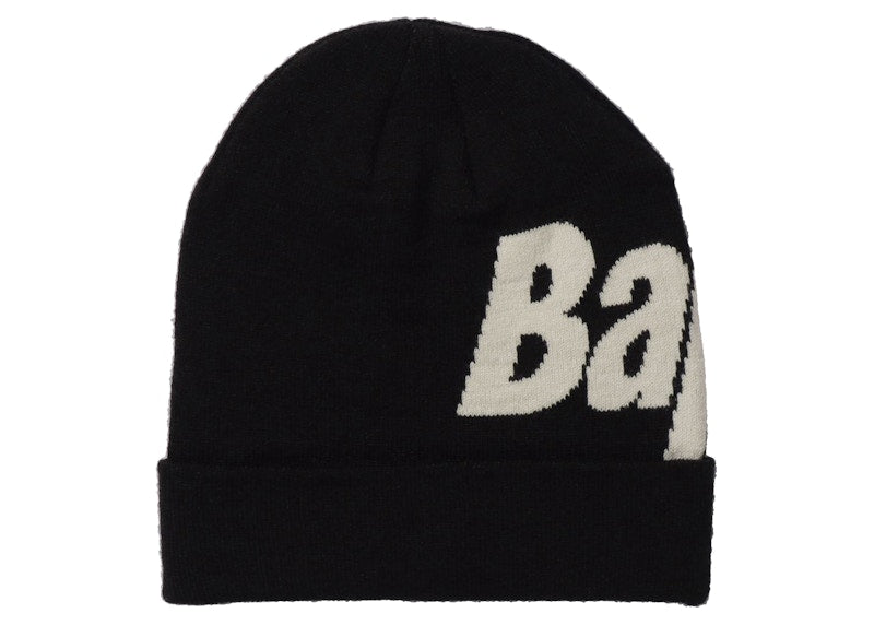 BAPE Knit Spellout Cap (FW21) Black