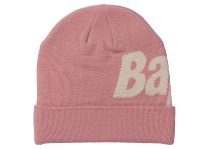 BAPE Knit Spellout Cap (FW21) Pink