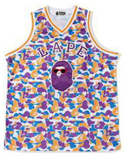 BAPE LA 1st Anniversary Basketball Tank Top Multi