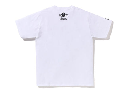BAPE LA Store 5th Anniversary Lape Graffiti Logo Tee White