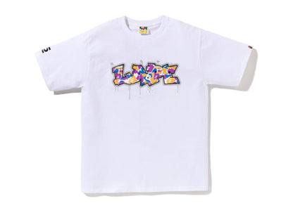 BAPE LA Store 5th Anniversary Lape Graffiti Logo Tee White