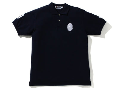 BAPE Large Ape Head Polo Navy