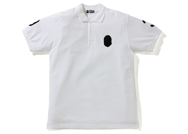 BAPE Large Ape Head Polo White