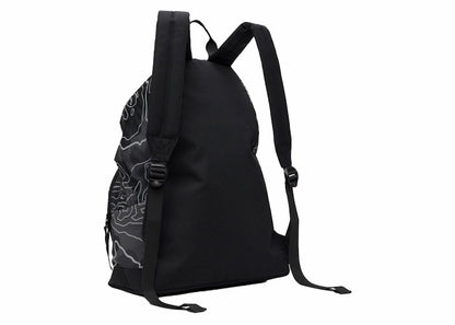BAPE Layered Line Camo Shark Day Pack Black
