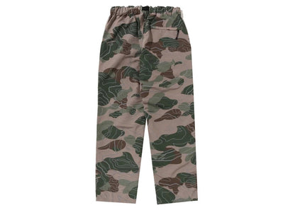 BAPE Layered Line Camo Track Pants Beige