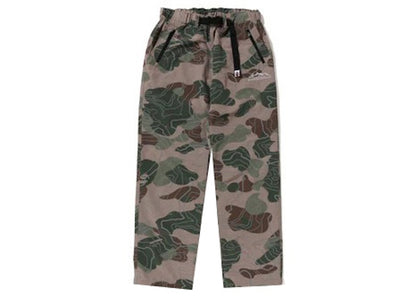 BAPE Layered Line Camo Track Pants Beige