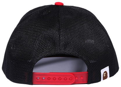 BAPE Lenticular Emblem Mesh Cap Black