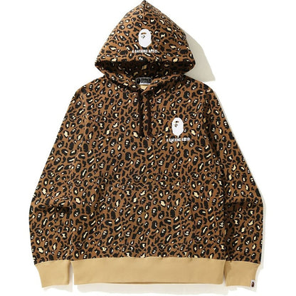 BAPE Leopard Pullover Hoodie Beige