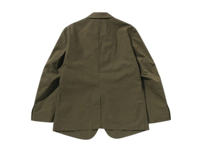 BAPE Light Metal Button Blazer Jacket Olive