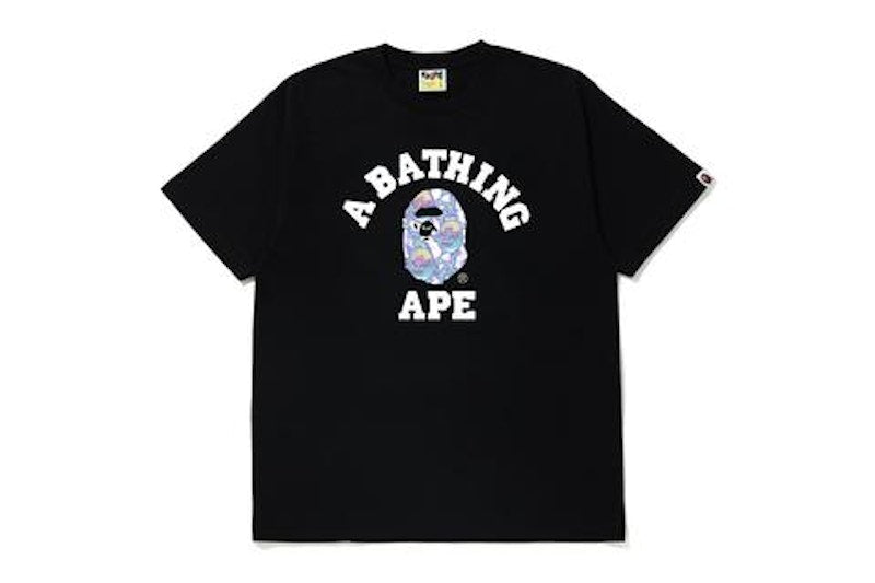 BAPE Lightning College Tee Black/Blue
