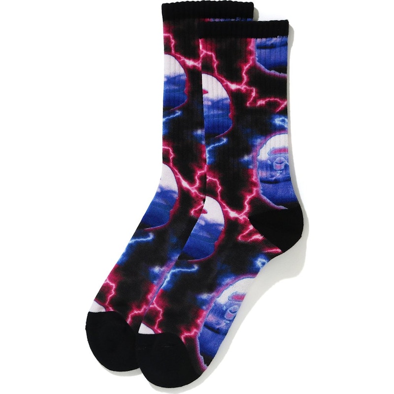BAPE Lightning Socks Black