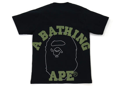 BAPE Line 1st Camo Face Over College Tee Black/Green