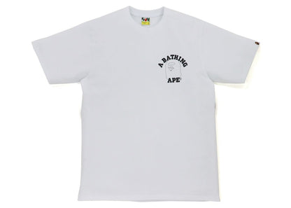 BAPE Line 1st Camo Face Over College Tee White/Black