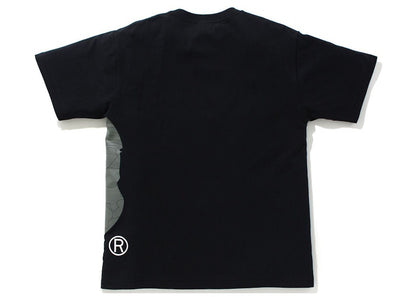 BAPE Line 1st Camo Side Big Ape Head Tee Black/Black