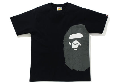BAPE Line 1st Camo Side Big Ape Head Tee Black/Black
