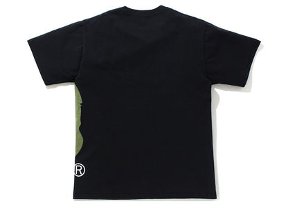 BAPE Line 1st Camo Side Big Ape Head Tee Black/Green