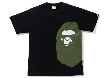 BAPE Line 1st Camo Side Big Ape Head Tee Black/Green