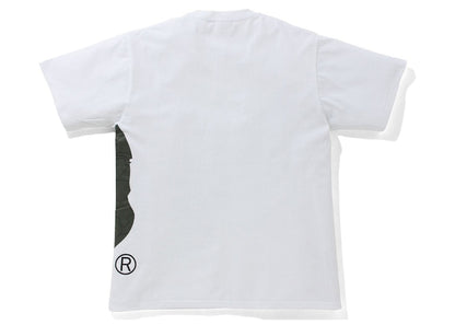 BAPE Line 1st Camo Side Big Ape Head Tee White/Black