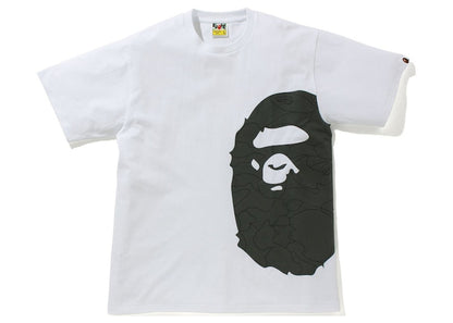 BAPE Line 1st Camo Side Big Ape Head Tee White/Black