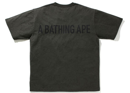 BAPE Line 1st Camo Washed Relaxed Fit Tee Black