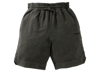BAPE Line 1st Camo Washed Sweat Wide Fit Basketball Shorts Black