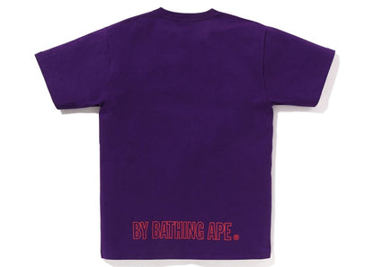 BAPE Line Ape Face Tee Purple