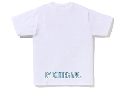 BAPE Line Ape Face Tee White