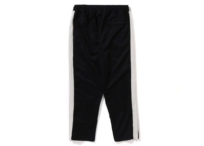 BAPE Line Camo Jacquard Loose Fit Sweatpants Black