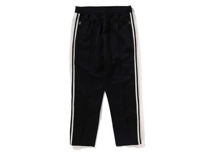 BAPE Line Camo Jacquard Loose Fit Sweatpants Black