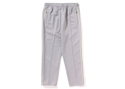 BAPE Line Camo Jacquard Loose Fit Sweatpants Silver