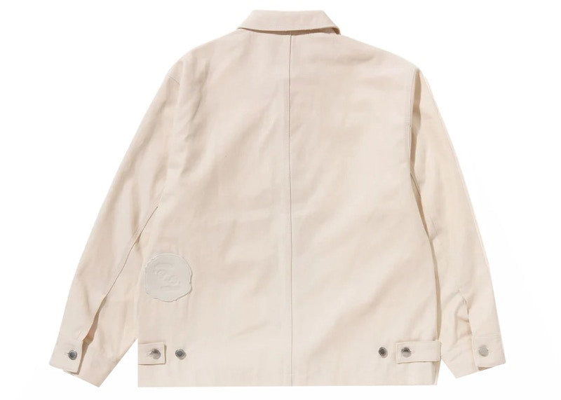 BAPE Line Camo Patch Work Jacket Ivory