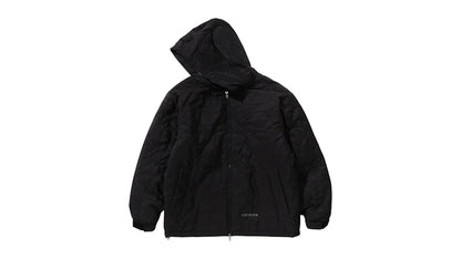 BAPE Line Camo Quilted Nylon Shark Full Zip Jacket Black
