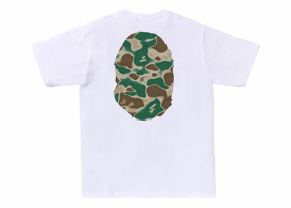 BAPE Liquid Camo Big Ape Head Tee White