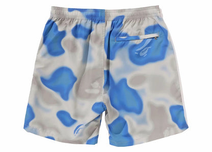 BAPE Liquid Camo One Point Beach Shorts Blue